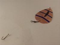 Bild Rödingpirk Titicaca 98 mm, koppar/blå