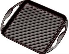 Bild Le Creuset Grillplatta 24 cm Blank Svart