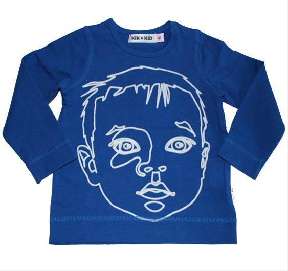 Bild KIK KID--Blå face t-shirt
