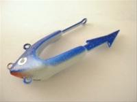 Bild Havsfiske, Giant Baithead 300 gr, blue/fluo