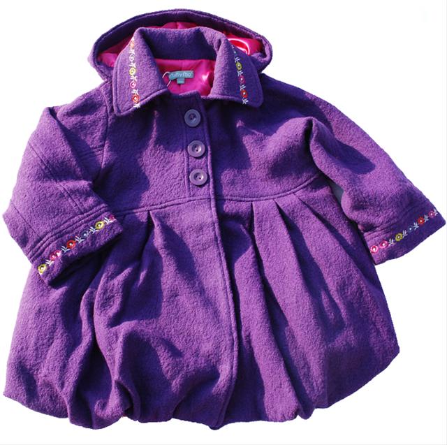 Bild MinyMo--Lila ballongkappa storlek 92