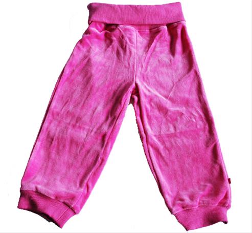 Bild MinyMo--Rosa velourbyxor