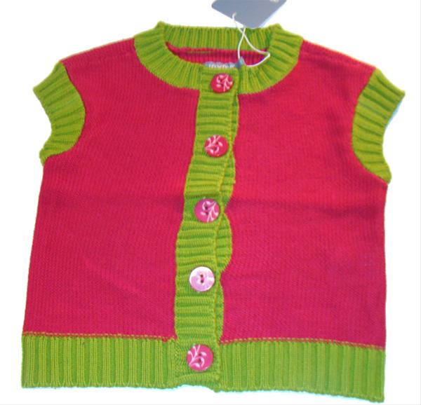 Bild MinyMo--Stickad väst storlek 116