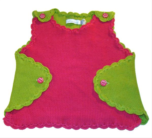 Bild MinyMo--Stickad väst storlek 74