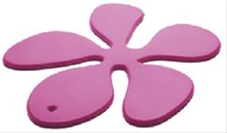 Bild KGDesign Grytunderlägg Blomma Rosa