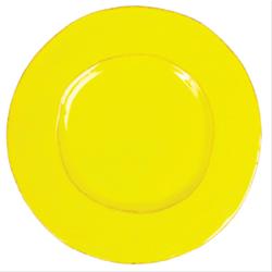 Bild Rice italienska porslin Middagstallrik Gul