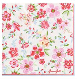 Bild Greengate Servetter Sophia White 20 - pack