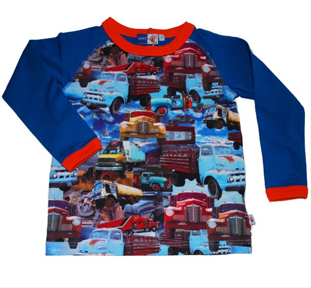 Bild Molo-Långarmad T-shirt med lastbilar