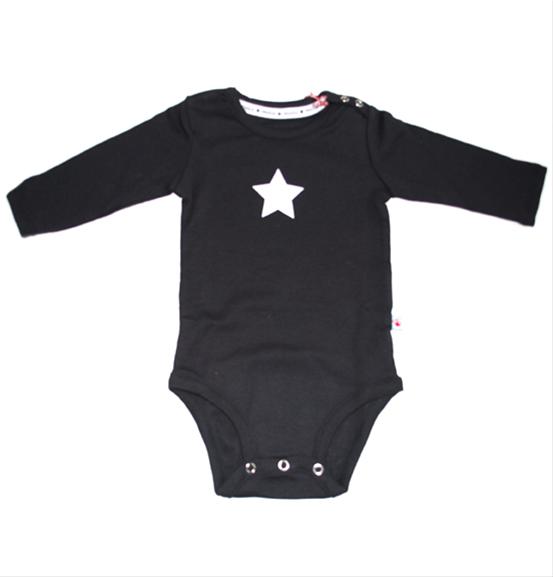 Bild Molo-Svart Body lång arm