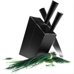 Bild Eva Solo Knivblock Lutande Svart