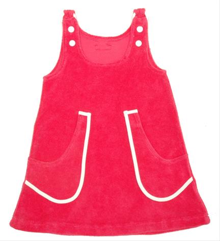 Bild Moonkids - Rosa frottéklänning