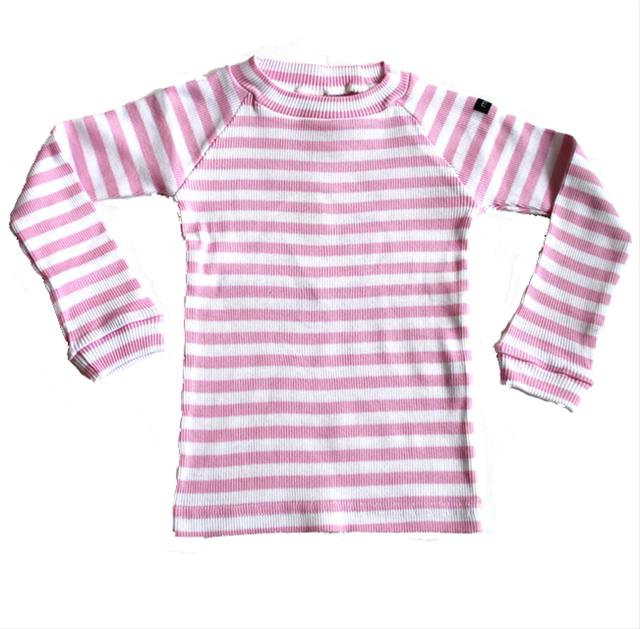 Bild Moonkids - Rosa-  och  vitrandig tröja