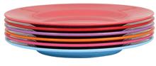 Bild Rice Melamin Lunchtallrikar 6 pack sunkissed colours