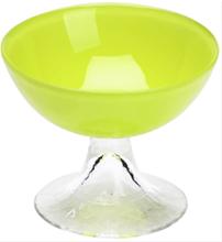Bild Jelly Bean Dessertskål på fot Lime 13 cm
