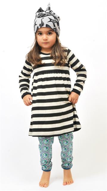 Bild Randig klänning -- Katvig storlek 104