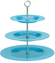 Bild Jelly Bean Våningsfat i tre etagé Turkos