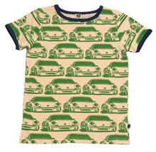 Bild Småfolk - T-shirt  gröna bilar