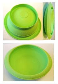 Bild Lekué hopvikbar bunke Limegrön