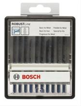 Bild Bosch 10-delars Robust Line Metal Expert-sticksågsbladsats T-skaft
