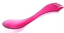 Bild Spork Picknickbestick Transparant Rosa