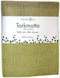 Bild Växbo Lin Torkmatta Lime/Oblekt
