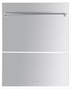 Bild Smeg Frontpanel KIT73624X, Rostfri 60 cm - Höjd: 36 cm + 24 cm