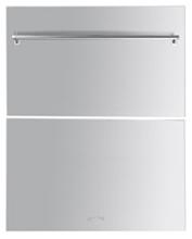 Bild Smeg Frontpanel KIT73636X, Rostfri 60 cm - Höjd: 36 cm + 36 cm