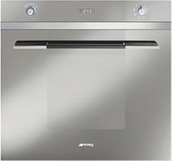 Bild Smeg Linea SC109SG-8 Elektrisk Multifunktionsugn 60 cm Silverglas - 8 funktioner