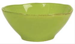 Bild Rice italienska porslin stor skål Grön