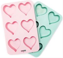 Bild Bagaren och Kocken Muffinsform Silikonhjärtan, 3 st, Rosa