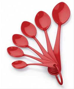 Bild Nigella Måttskedar i Rött