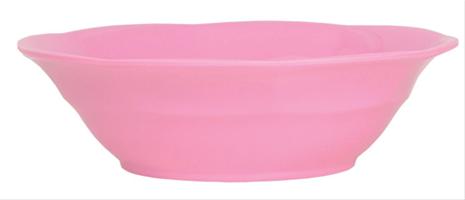 Bild Rice Melamin Djup Tallrik Rosa