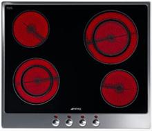 Bild Smeg Glaskeramikhäll P662-1 60 cm Ram i Rostfritt