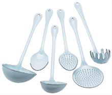 Bild Nigella Lawson Emaljerade redskap Ljusblå