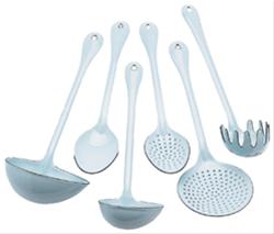 Bild Nigella Lawson Emaljerade redskap Ljusblå