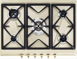 Bild Smeg Colonial Gashäll SR876PGH5 70 cm Creme Guldbeslag