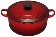 Bild Le Creuset Rund Gryta 20 cm 2,4L Röd