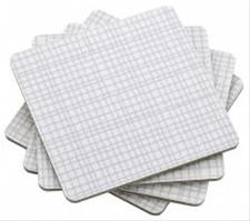 Bild Formverket Glasunderlägg Vardag 4-pack 9x9 cm