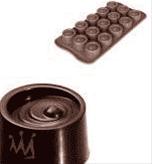 Bild Silikomart Pralinform med cylindrar