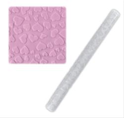 Bild Strukturkavelrulle Hjärtan