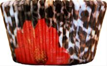 Bild Kalasform Muffinsformar Leopard Orange