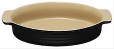 Bild Le Creuset Oval Form 28 cm Svart Matt