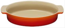 Bild Le Creuset Oval Form 28 cm Vulkan