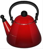 Bild Le Creuset Kone Pipkittel 1,6 liter Röd