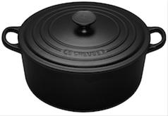 Bild Le Creuset Rund Gryta 26 cm 5,3L Svart Matt