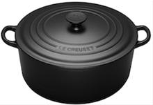 Bild Le Creuset Rund Gryta 28 cm 6,7L Svart Matt