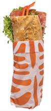 Bild Kalasform Picknickpapper zebra orange