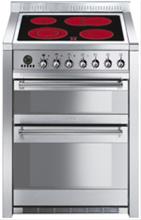 Bild Smeg Spis 70 cm Opera A42C-6 Glaskeramikhäll