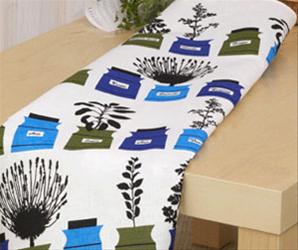 Bild Almedahls Persons Kryddskåp Kökshandduk Blå/Grön