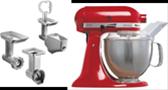 Bild KitchenAid Assistent + Stora tillbehörspaketet (FPPC) + BeaterBlade - Nu även med Beaterblade på köpet, KitchenAid Professional, Vit